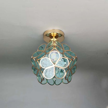 Floral Ceiling Light Fixture in Modern Style | Decorative LED Ceiling Lamp