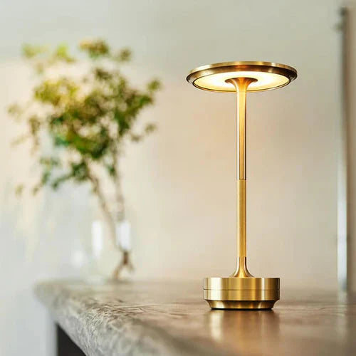 Rechargeable LED Table Lamp with Adjustable Brightness | Modern Bedside Light