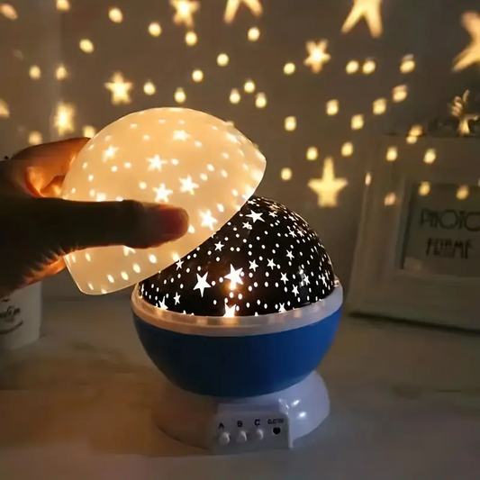 Rechargeable Star Projector LED Night Lamp for Kids | Colourful Bedside Light