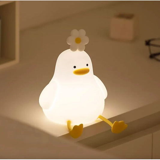 Rechargeable Duck LED Night Light for Kids | Cute Decorative Table Lamp
