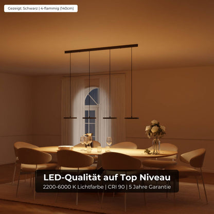 Modern Dining Room Pendant Ceiling Light | Adjustable LED Hanging Lamp