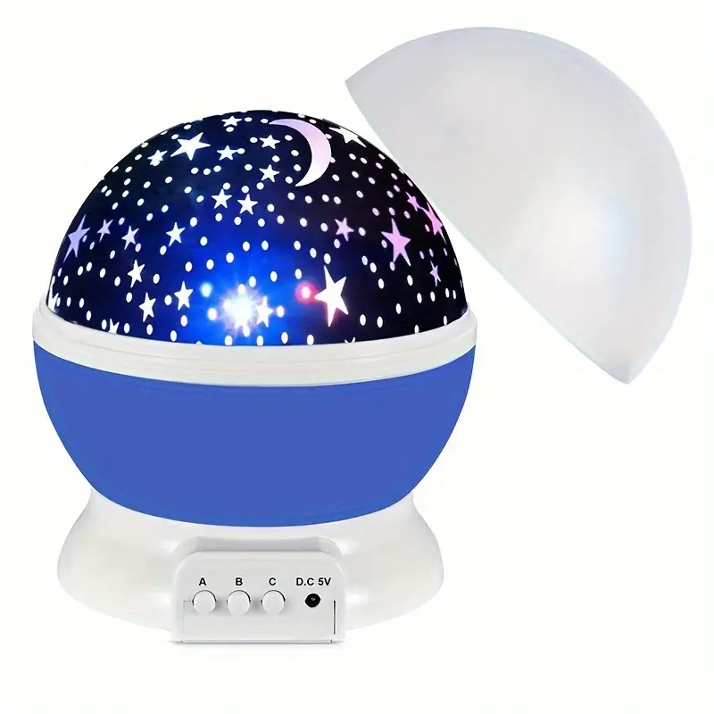 Rechargeable Star Projector LED Night Lamp for Kids | Colourful Bedside Light