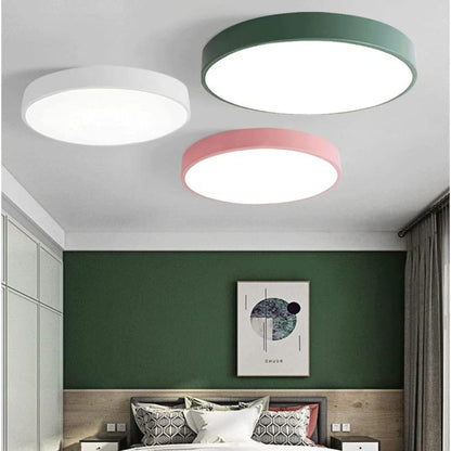Recessed Round LED Ceiling Light | Modern Bedroom Living Room Ceiling Lamp