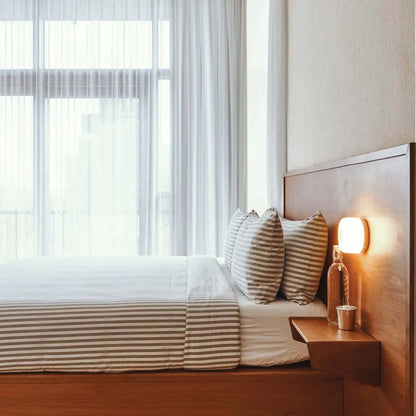 Round LED Wall Light Sconce | Modern Indoor Bedroom Living Room Wall Lamp