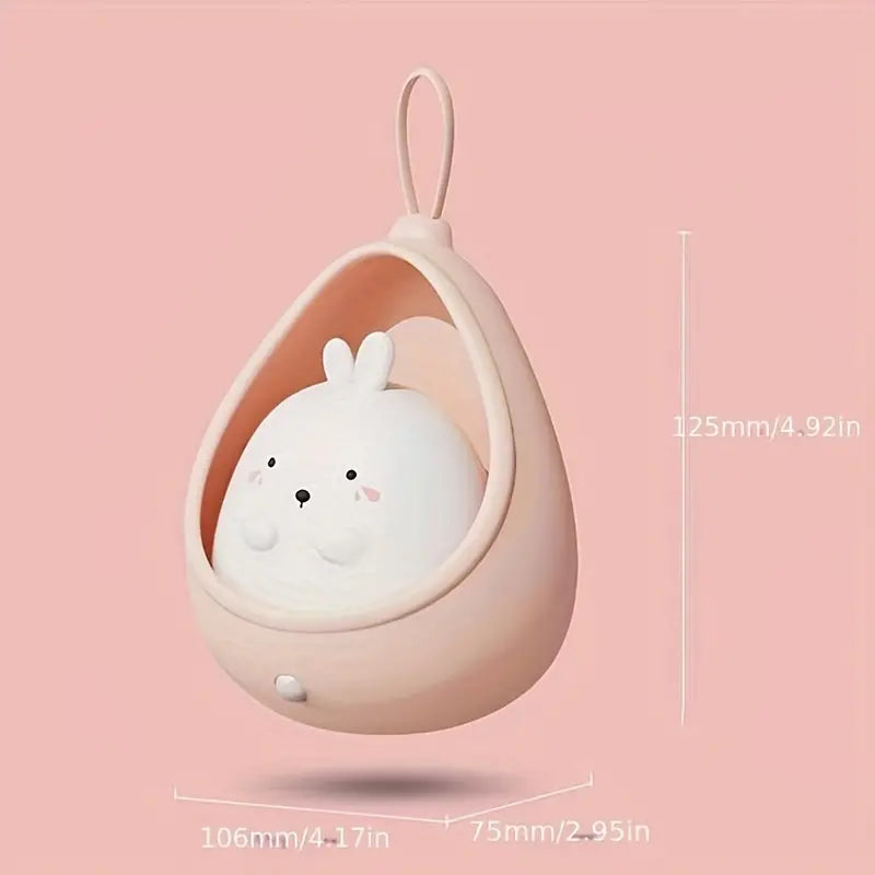Rechargeable Cat LED Night Light for Kids | Cute Bedside Table Lamp