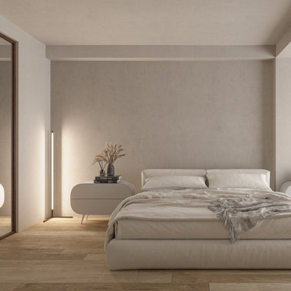 Minimalist LED Corner Floor Lamp with Remote Control | Modern Standing Light