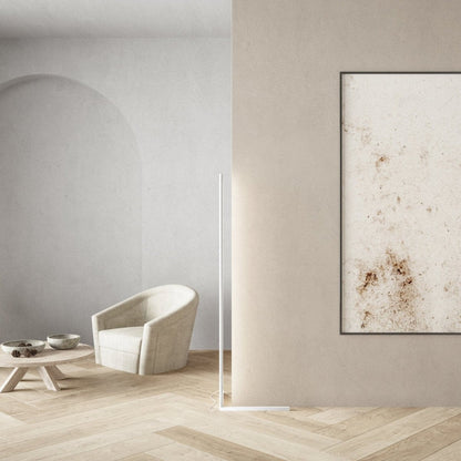 Minimalist LED Corner Floor Lamp with Remote Control | Modern Standing Light