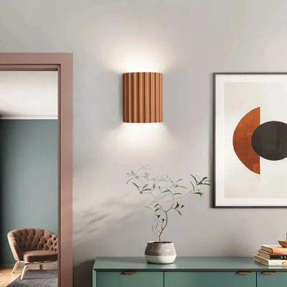Modern Resin LED Wall Light Sconce | Artistic Bedroom Living Room Wall Lamp