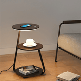 Modern Floor Lamp with Side Table Storage | Multifunctional Standing Light