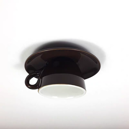 Ceramic Cup Style Flush Mount Ceiling Light | Modern Decorative Lamp
