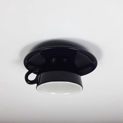 Ceramic Cup Style Flush Mount Ceiling Light | Modern Decorative Lamp
