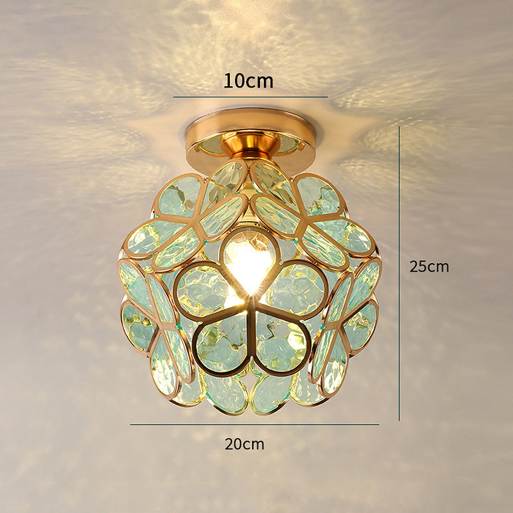 Floral Ceiling Light Fixture in Modern Style | Decorative LED Ceiling Lamp