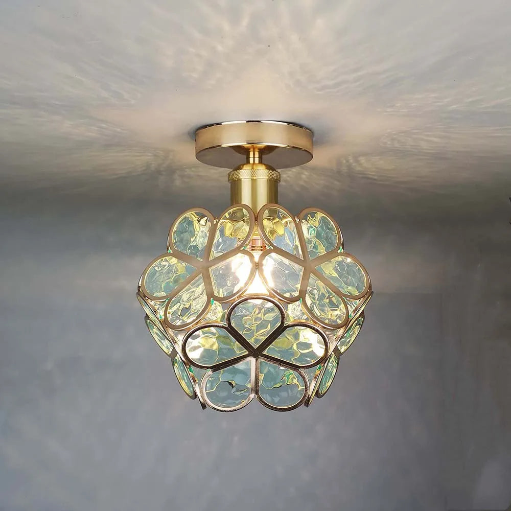 Floral Ceiling Light Fixture in Modern Style | Decorative LED Ceiling Lamp