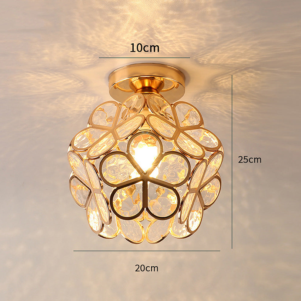 Floral Ceiling Light Fixture in Modern Style | Decorative LED Ceiling Lamp