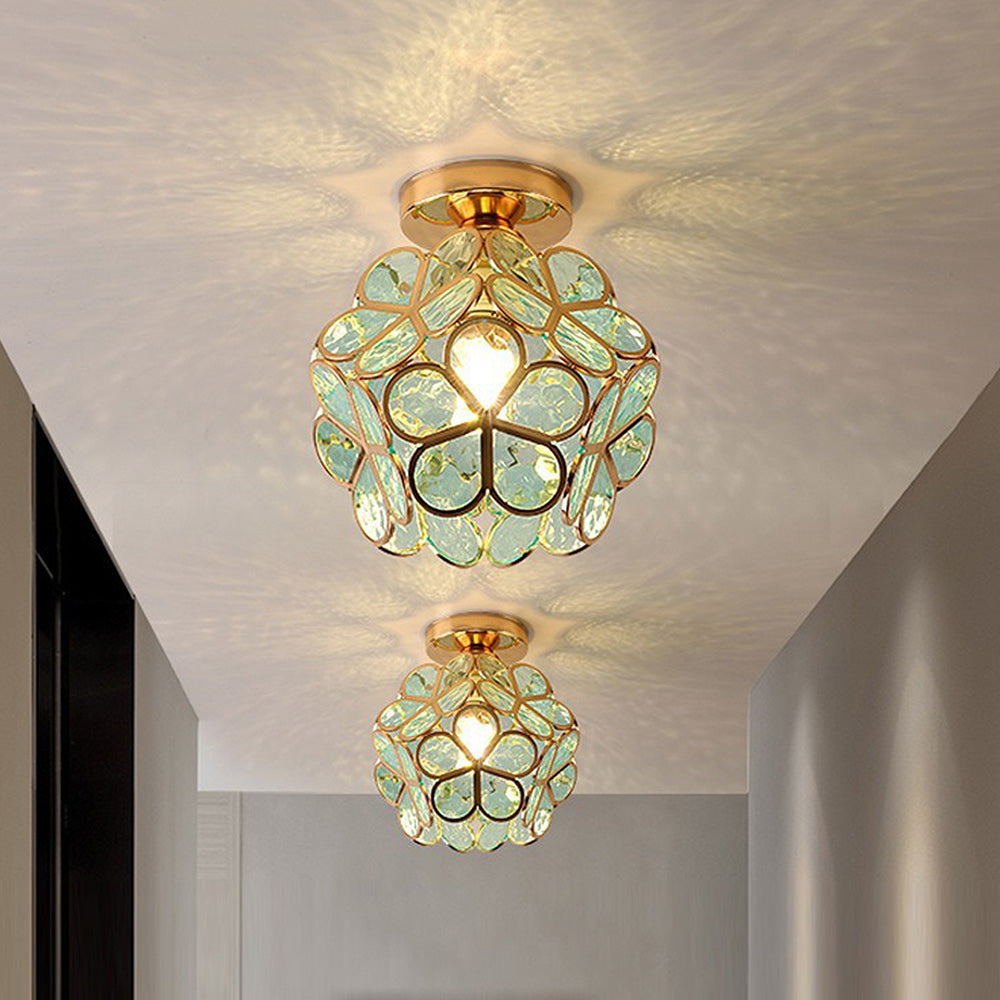Floral Ceiling Light Fixture in Modern Style | Decorative LED Ceiling Lamp