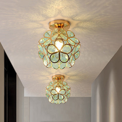 Floral Ceiling Light Fixture in Modern Style | Decorative LED Ceiling Lamp