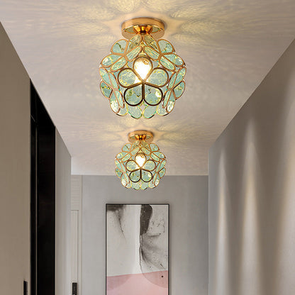 Floral Ceiling Light Fixture in Modern Style | Decorative LED Ceiling Lamp