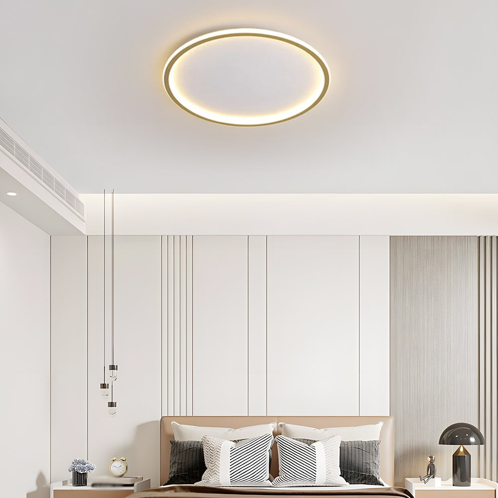 Ultra Slim Round LED Ceiling Light | Modern Minimalist Bedroom Living Room Lamp