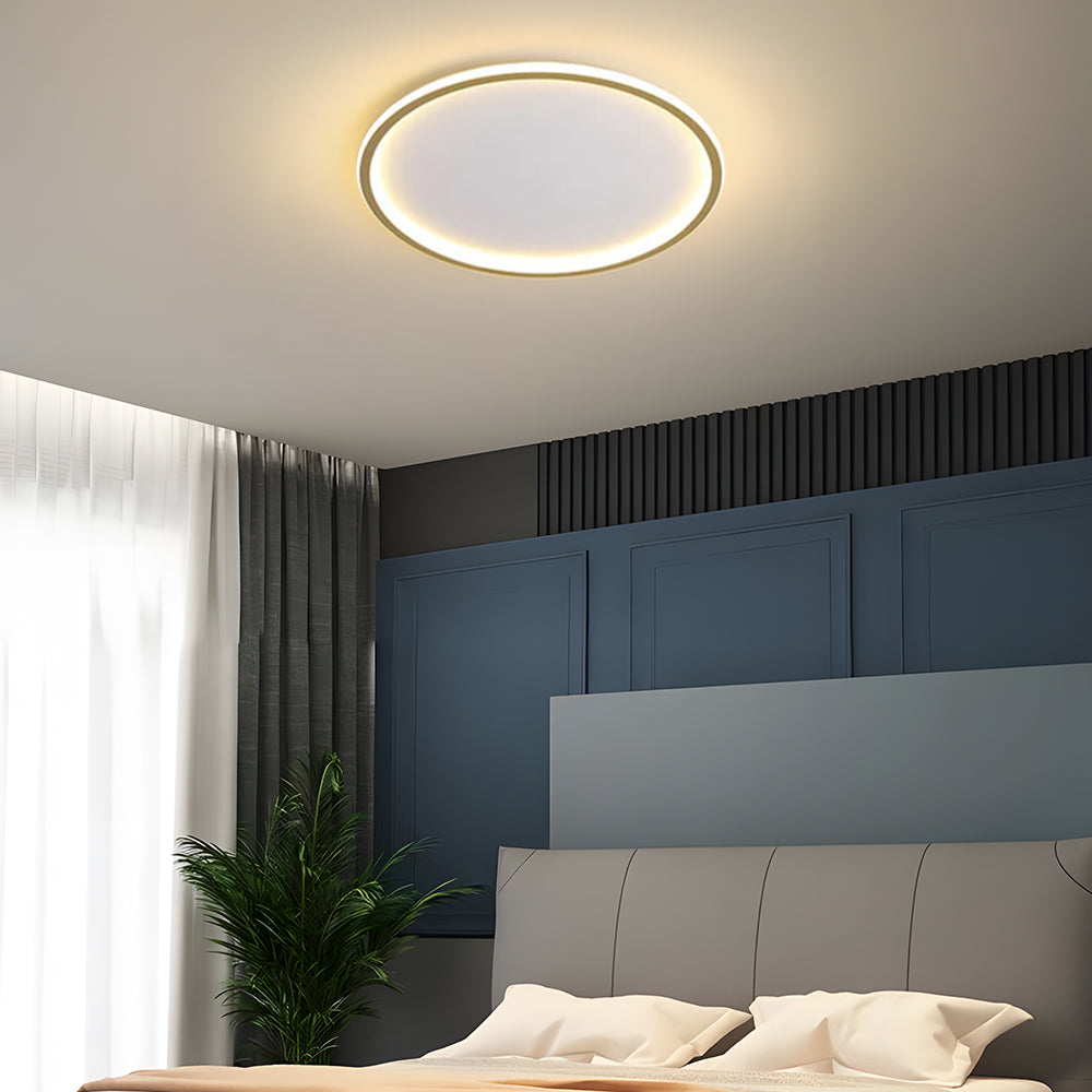 Ultra Slim Round LED Ceiling Light | Modern Minimalist Bedroom Living Room Lamp