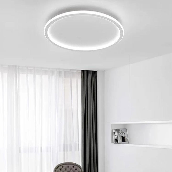 Ultra Slim Round LED Ceiling Light | Modern Minimalist Bedroom Living Room Lamp