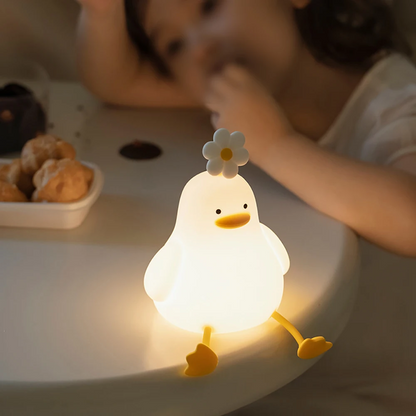 Rechargeable Duck LED Night Light for Kids | Cute Decorative Table Lamp