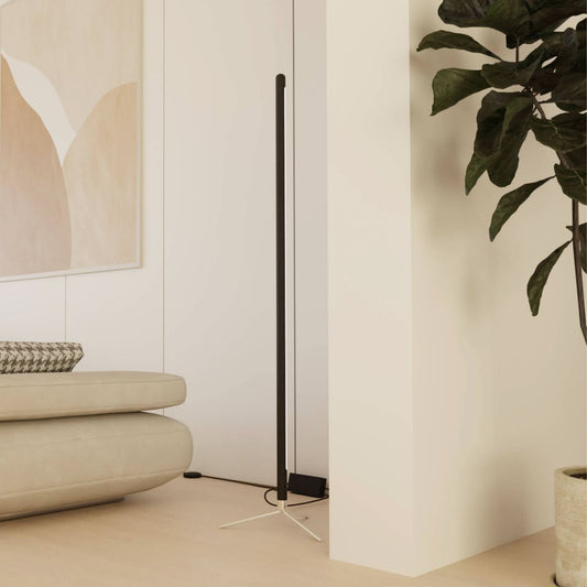 Modern Minimalist Floor Lamp in Slim Standing Light Style | Living Room Floor Lamp