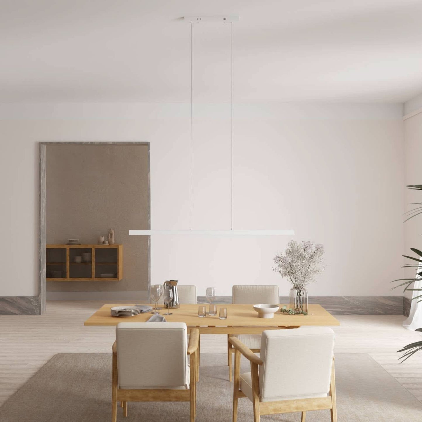 Minimalist Pendant Ceiling Light for Dining Room | Modern LED Hanging Lamp