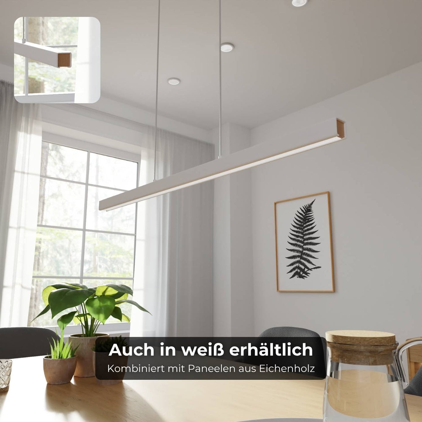 Minimalist Pendant Ceiling Light for Dining Room | Modern LED Hanging Lamp