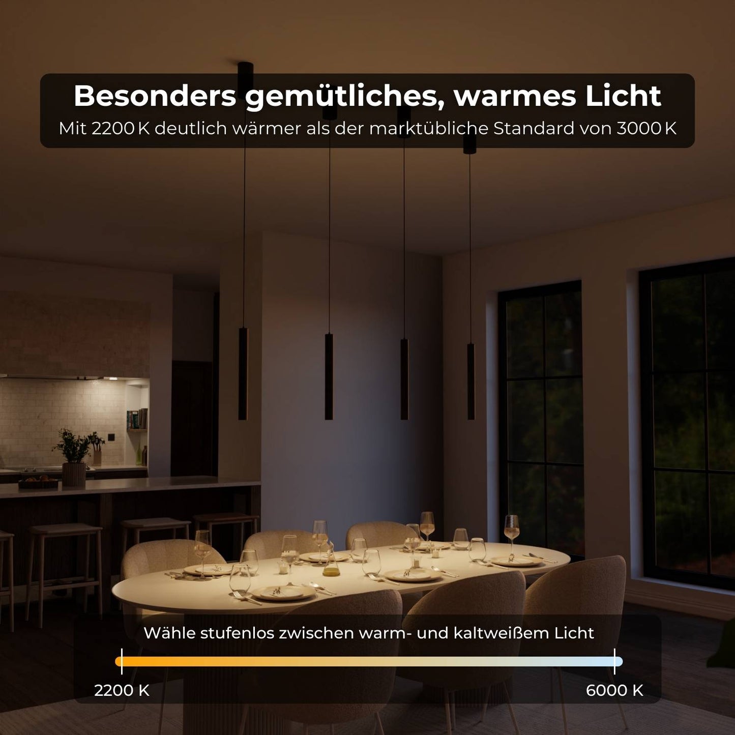 Slim Pendant Ceiling Light for Bedroom and Kitchen | Modern LED Hanging Lamp