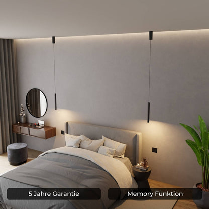 Slim Pendant Ceiling Light for Bedroom and Kitchen | Modern LED Hanging Lamp