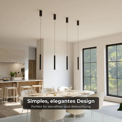 Slim Pendant Ceiling Light for Bedroom and Kitchen | Modern LED Hanging Lamp