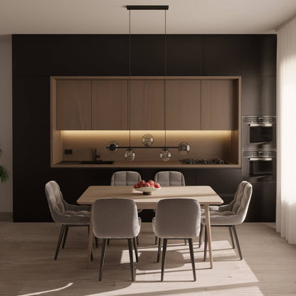 Modern Globe Pendant Ceiling Light for Dining Room | Elegant LED Hanging Lamp