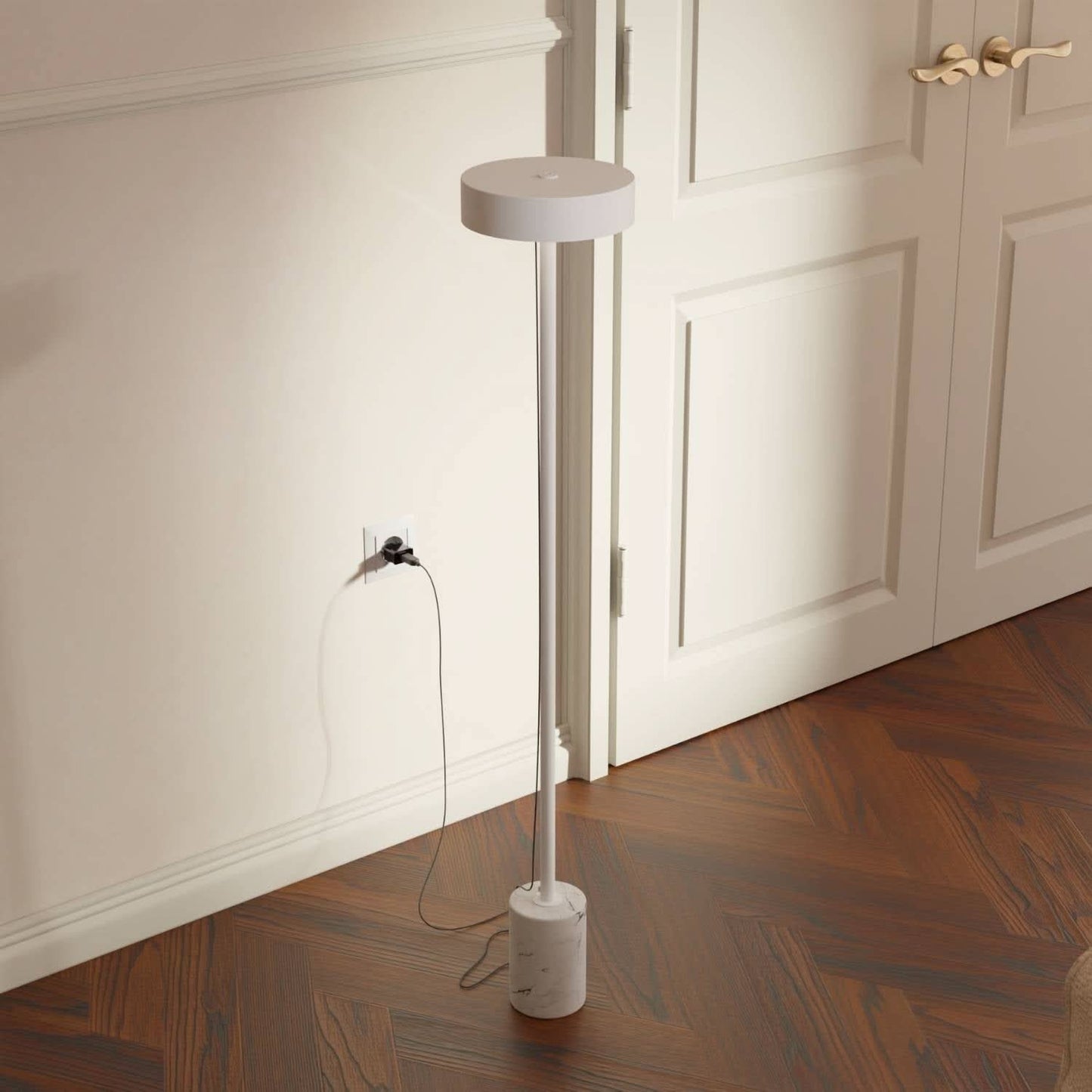 Cordless Outdoor Floor Lamp with Rechargeable Battery | Standing Light for Garden