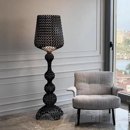Modern Sculptural Floor Lamp | Decorative Standing Light for Living Room & Bedroom