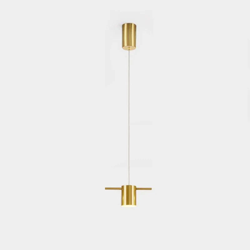Modern LED Pendant Ceiling Light in Black and Gold | Stylish Dining Room Chandelier