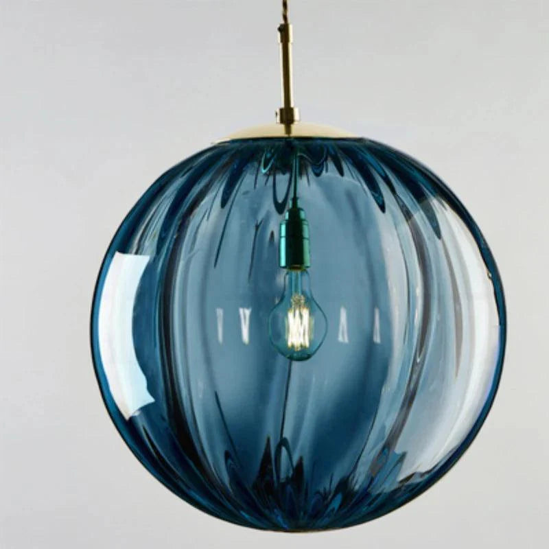 Modern Glass Globe Pendant Ceiling Light | Elegant Hanging Lamp for Bedroom & Dining