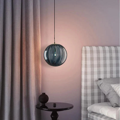 Modern Glass Globe Pendant Ceiling Light | Elegant Hanging Lamp for Bedroom & Dining