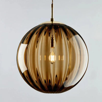 Modern Glass Globe Pendant Ceiling Light | Elegant Hanging Lamp for Bedroom & Dining