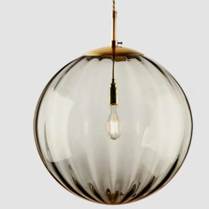 Modern Glass Globe Pendant Ceiling Light | Elegant Hanging Lamp for Bedroom & Dining