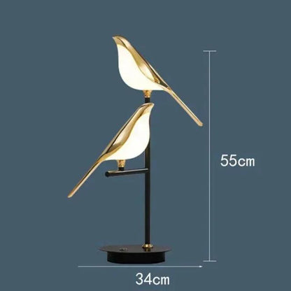 Artistic Bird Design Pendant Ceiling Light | Modern Dimmable LED Chandelier Lamp