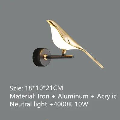 Artistic Bird Design Pendant Ceiling Light | Modern Dimmable LED Chandelier Lamp
