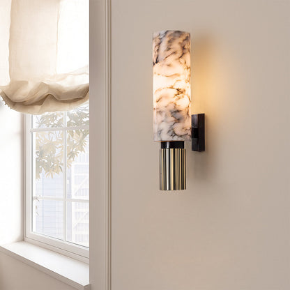 Stone Wall Light Copper Stone | Modern LED Sconce