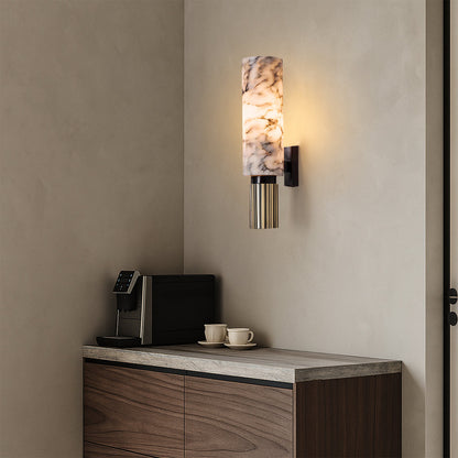 Stone Wall Light Copper Stone | Modern LED Sconce