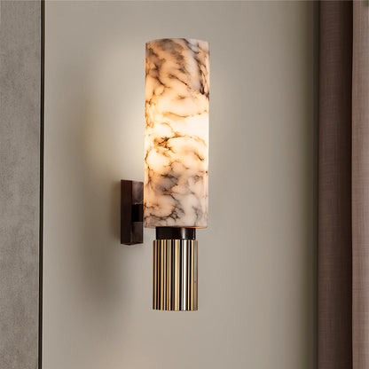 Stone Wall Light Copper Stone | Modern LED Sconce