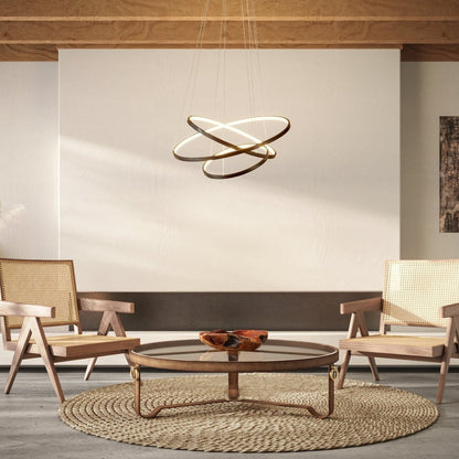 Adjustable Modern LED Chandelier | Contemporary Dimmable Dining Room Light