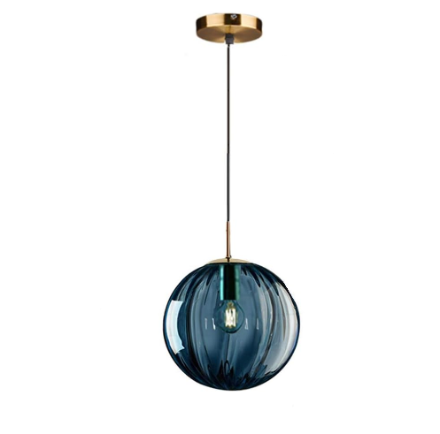 Modern Glass Globe Pendant Ceiling Light | Elegant Hanging Lamp for Bedroom & Dining