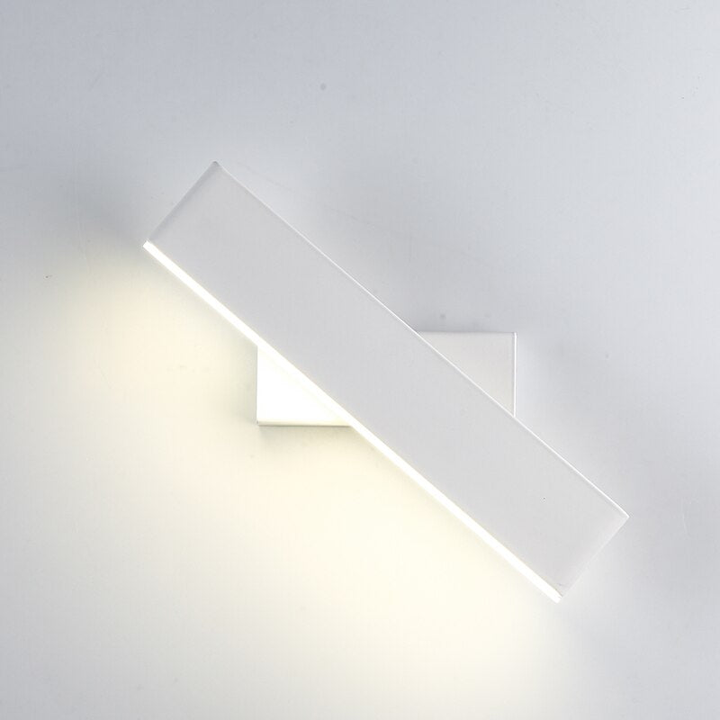 Modern Rotating LED Wall Light Sconce | Slim Design Lamp for Bedroom and Living Room