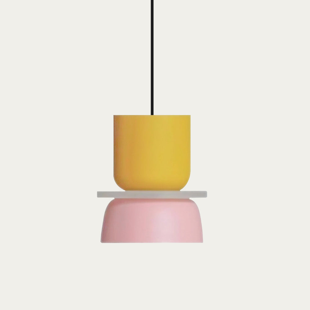 Modern Nordic Pendant Ceiling Light in Colour Block Design | Stylish Ceiling Lamp