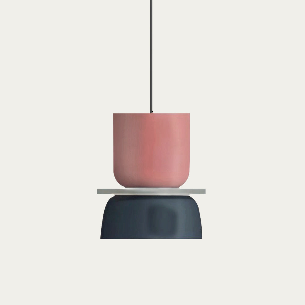 Modern Nordic Pendant Ceiling Light in Colour Block Design | Stylish Ceiling Lamp