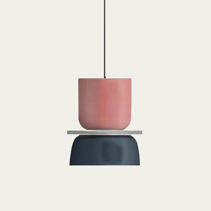 Modern Nordic Pendant Ceiling Light in Colour Block Design | Stylish Ceiling Lamp
